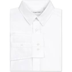 Calvin Klein Solid Stretch Poplin Shirt