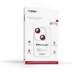 Zeelot Apple iPhone 13mini/13 Pishield Series Titanium Alloy Lens Protector Passion Red