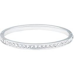 Ted Baker Silver Tone Crystal Hinge Bangle - Clemara