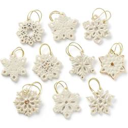 Lenox Snowflake 10-Piece Ornament Set