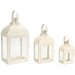 Melrose Cream Lantern, Set of Three Lantern