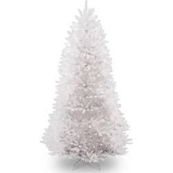 National Tree Company 6.5 ft. Dunhill White Fir with Clear Lights Christmas Tree 78"