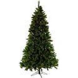 Christmas Time 7.5' Pine Artificial Tree w/ Clear Smart String Lights Christmas Tree