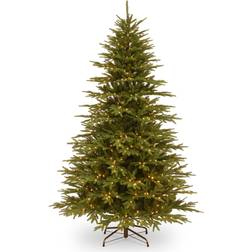 National Tree Company 90" Pre-Lit Monterey Fir Artificial Christmas Green Christmas Tree