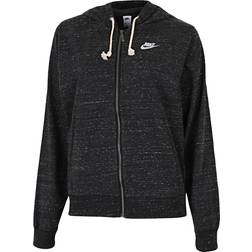Nike Sportswear Gym Vintage-hættetrøje med lynlås til kvinder