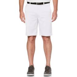 PGA tour Men's Flat Front Active Waistband Shorts - White