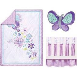 Sammy & Lou Butterfly Meadow 4-Piece Crib Bedding Set