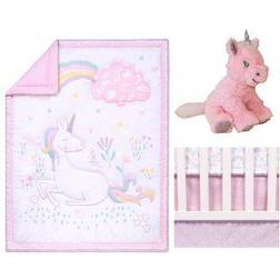 Sammy & Lou Sweet Unicorn 4-Piece Crib Bedding Set