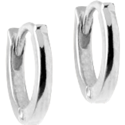 ENAMEL Copenhagen Classic Hoops Earrings 6mm - Silver