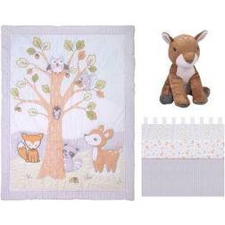 Sammy & Lou Friendly Forest 4-Piece Crib Bedding Set