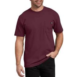 Dickies Short Sleeve Heavyweight Heathered T-shirt - Burgundy