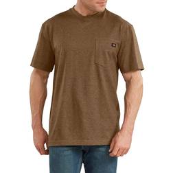 Dickies Short Sleeve Heavyweight Heathered T-shirt - Brown Duck Heather