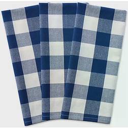 Design Imports Buffalo Kitchen Towel White, Blue (76.2x50.8cm)