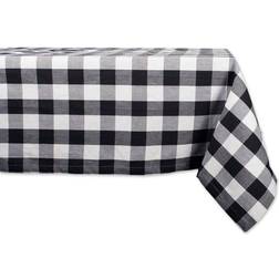 Design Imports Buffalo Tablecloth Black (132.08x132.08)