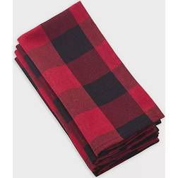 Saro Lifestyle Buffalo Cloth Napkin Red (50.8x50.8cm)