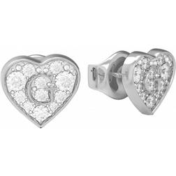 Guess G Shine Earrings - Silver/Transparent