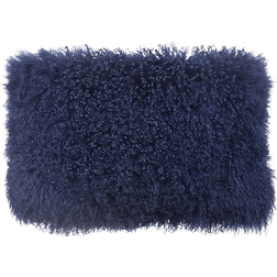 TOV Furniture Tibetan Sheepskin Complete Decoration Pillows Blue (50.8x30.48cm)