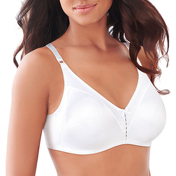 Bali Double Support Wire Free Bra - White