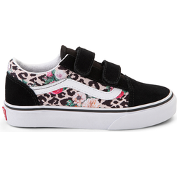 Vans Kid Old Skool V - Black / Leopard Floral