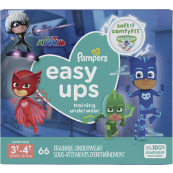 Pampers Boy's Easy Ups Training Underwear, Size 3T-4T, 14-18kg, 66pcs