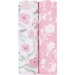 Aden + Anais Swaddle Blankets 2-pack Mon Fleur