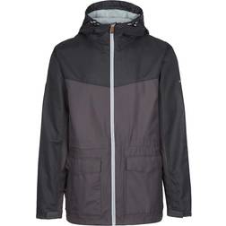 Trespass Mens Major Waterproof Jacket Mörkgrå