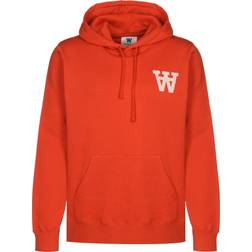 Wood Wood Ian AA Hoodie - Chili Red