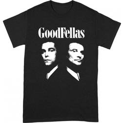 Goodfellas Unisex Adult Faces T-Shirt - Black/White