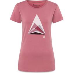 Black Diamond Mountain Transparency Tee - Women's - Blau