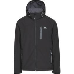 Trespass Men's Accelerator Il Hooded SoftsheII Jacket - Black