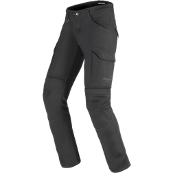 Spidi TexTech Pathfinder Cargo Motorcycle Textile Pants, black-grey, 40, black-grey