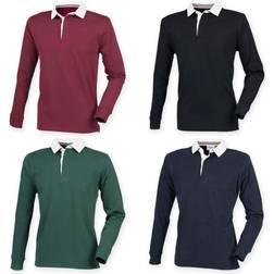 The Row Premium Long Sleeve Rugby Shirt - Black