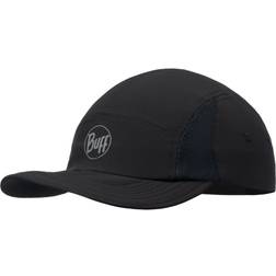 Buff 5 Panel Go Cap - Solid Black