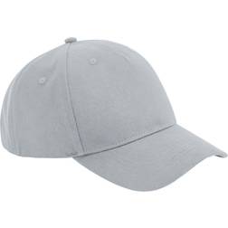 Beechfield Unisex Adult Organic Cotton 5 Panel Baseball Cap - Light Grey