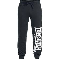 Lonsdale Pantaloni Sportivi Logo - Nero - Uomo