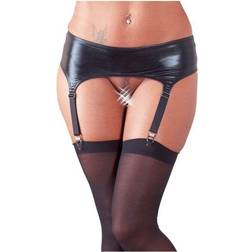 Cottelli Collection Large Black Suspender Belt