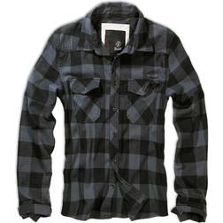 Brandit Checkshirt - Zwart/Grijs