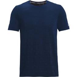 Under Armour Naadloos Woordmerk Heren T-Shirt - Blauw