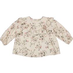 MarMar Copenhagen bluse sand/bær/blomster