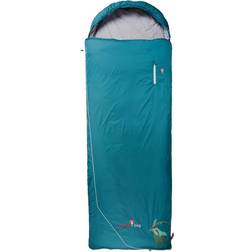 Grüezi Bag Biopod Wool Goas Comfort Sleeping dark petrol Left Zipper 2022 Sleeping Bags