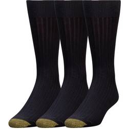 Goldtoe 3-pk. Dress Canterbury Crew Socks, 10-13 10-13