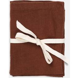 Ferm Living Linen Placemat Set of 2 Cinnamon Platzdeckchen Rot