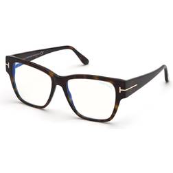 Tom Ford FT 5745-B 052, including lenses, SQUARE Glasses, FEMALE