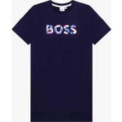 HUGO BOSS T-shirtjurk Van Sweatstof Met 3D-logo - Kinderen