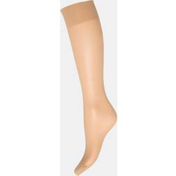 Decoy Silk Look Knee-High 2-Pack - Sand