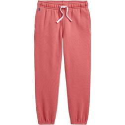 Polo Ralph Lauren Girl's Magic Fleece Cotton-Jersey Joggers - Coral Red