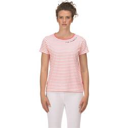 Regatta Camiseta Odalis de Rayas para Mujer - Marina