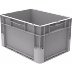 Bleva Plastkasse 600x400x235mm grå Polypropylen, EuroClick