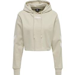 Hummel Legacy Women Cropped Hoodie - Pumice Stone