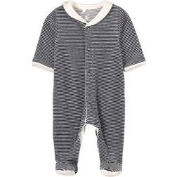 Petit Bateau Striped Footed Baby Body